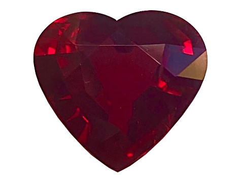 Ruby 13.3x12.5mm Heart Shape 8.01ct