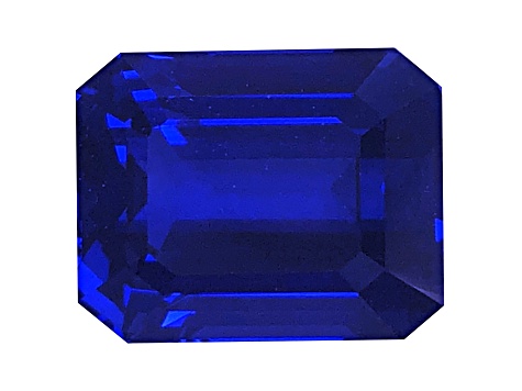 Sapphire Loose Gemstone 12.8x10mm Emerald Cut 10.79ct