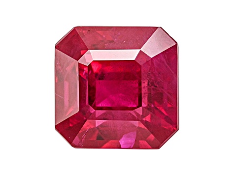 Ruby 6.22x6.16mm Emerald Cut 2.08ct