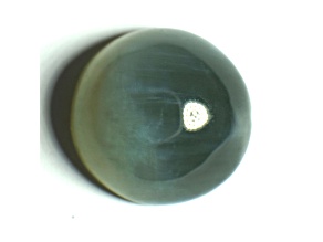 Nephrite Jade Cat's Eye 6.6mm Round Cabochon 0.99ct