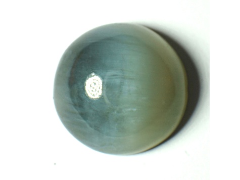 Nephrite Jade Cat's Eye 6.6mm Round Cabochon 0.99ct