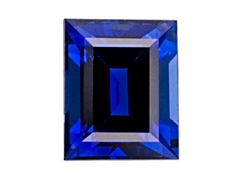 Kanchanaburi Sapphire Loose Gemstone 5.9x4.8mm Baguette 0.99ct