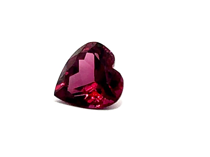 Rhodolite 10mm Heart Shape 4.16ct