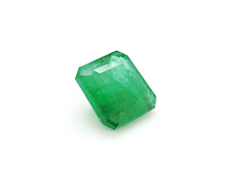 Brazilian Emerald 9.5x9.4mm Emerald Cut 3.73ct