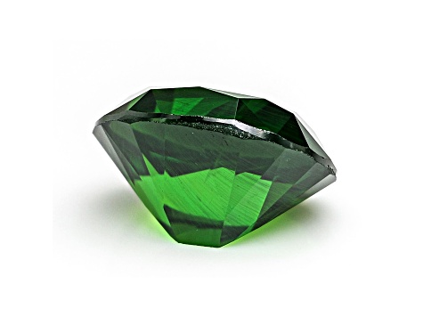 Demantoid Garnet with Horsetail 6.5x5.5mm Oval 1.06ct