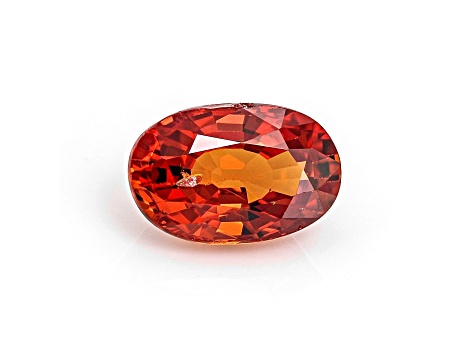Orange Sapphire 6x4mm Oval 0.70ct