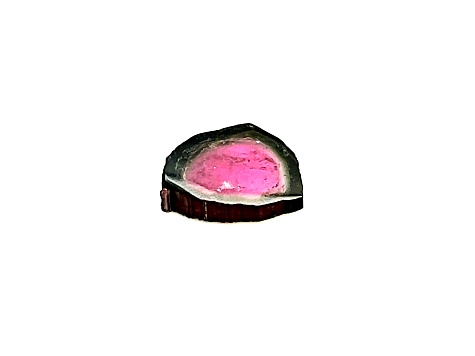 Jtv Watermelon Rings Watermelon Tourmaline 11.1x10.8mm Free-Form Slice 3.00ct - 11BRZA | JTV