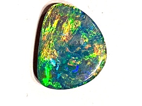 Opal on Ironstone 14x11mm Free-Form Doublet 3.58ct