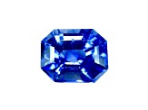 Sapphire Loose Gemstone Unheated 11.8x10mm Emerald Cut 7.71ct