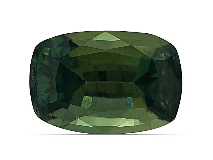 Teal Sapphire 6.4x4.3mm Cushion 0.90ct