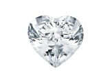 White Sapphire 5mm Heart Shape 0.65ct