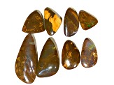 Boulder Opal Free-Form Cabochon Set of 8 291ctw