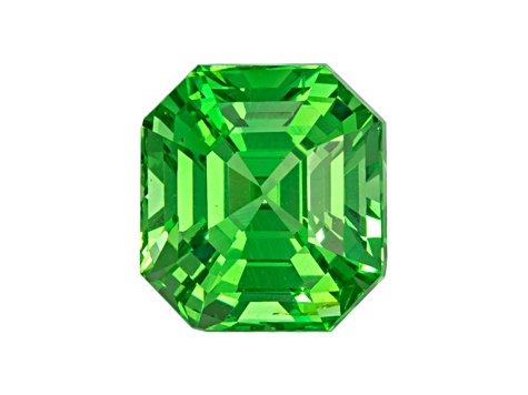 Tsavorite Garnet 7.8x7.2mm Emerald Cut 2.68ct