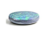 Australian Black Opal 16x13mm Oval Cabochon 5.45ct