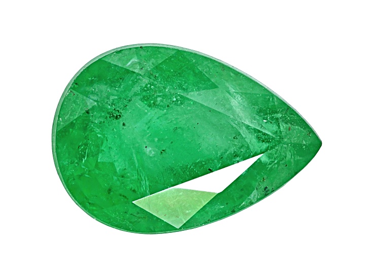 Brazilian Emerald 9.7x6.9mm Pear Shape 2.15ct