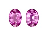 Pink Sapphire Unheated 7x5mm Oval Matched Pair 1.51ctw