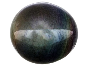 Cultured Tahitian Pearl 14.8mm Drop Purple/Green