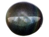 Cultured Tahitian Pearl 14.8mm Drop Purple/Green