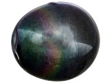 Cultured Tahitian Pearl 14.8mm Drop Purple/Green