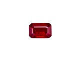 Ruby 5.9x3.9mm Emerald Cut 0.63ct