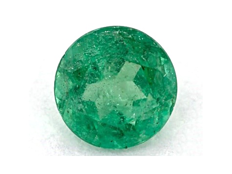 Zambian Emerald 5.3mm Round 0.57ct