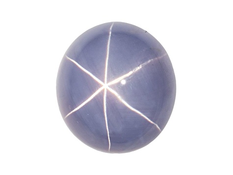 Star Sapphire Loose Gemstone Unheated 14.4x13.25mm Oval Cabochon 19.15ct