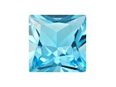 Swiss Blue Topaz 6.5mm Princess Cut 1.65ct