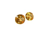 Yellow Sapphire 6.5x5mm Oval Matched Pair 2.15ctw