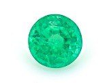 Zambian Emerald 5.4mm Round 0.65ct