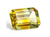 Montana Multi-Color Sapphire Loose Gemstone 6.5x4.5mm Emerald Cut 0.84ct