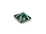 Montana Teal Sapphire Loose Gemstone 3.7mm Square 0.30ct