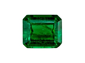 Brazilian Emerald 6x4.9mm Emerald Cut 0.75ct
