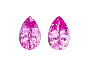 Pink Spinel 7.4x4.8mm Pear Shape Matched Pair 1.60ctw