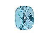 Sky Blue Topaz 9x7mm Checkerboard Cushion 2.45ct