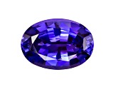 Purple Sapphire Loose Gemstone Unheated 10.23x7.17mm Oval 2.74ct