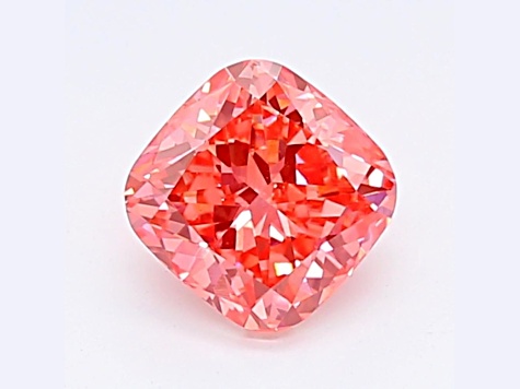 1.06ct Vivid Pink Cushion Lab-Grown Diamond VS2 Clarity IGI Certified