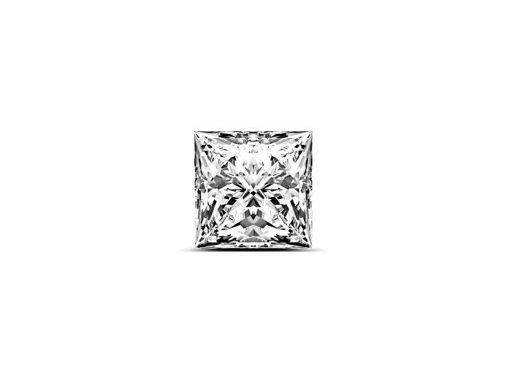 2.00ct Princess Cut White Lab-Grown Diamond E Color VS-1 Clarity IGI Certified