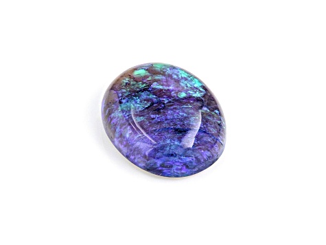 Australian Black Opal 9.5x7.5mm Oval Cabochon 1.47ct