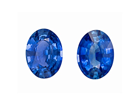 Sapphire 7.9x5.9mm Oval Matched Pair 2.53ctw