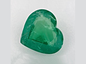 Zambian Emerald 11.99x13.32mm Heart Shape 5.49ct