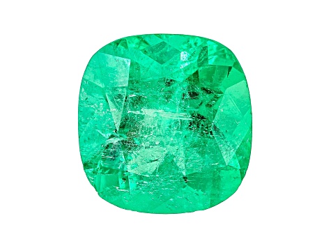 Colombian Emerald 10.0x9.5mm Cushion 3.36ct