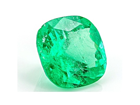 Colombian Emerald 10.0x9.5mm Cushion 3.36ct