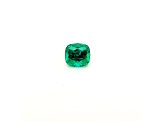 Afghan Emerald 6.2x5.7mm Cushion 0.99ct