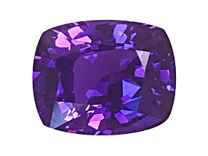 Purple Sapphire Unheated 9.2x7.7mm Cushion 3.05ct