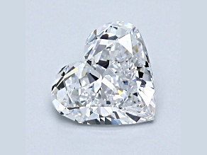 1ct Natural White Diamond Heart Shape, D Color, IF Clarity, GIA Certified