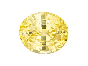 Yellow Sapphire 8.4x6.7mm Oval 2.15ct