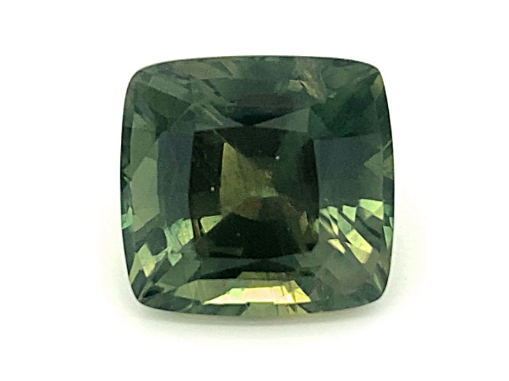 Teal Sapphire Loose Gemstone Unheated 12mm Square Cushion 12.04ct
