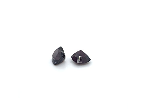 Brown-Purple Spinel 9.5x8.5mm Rectangular Cushion Matched Pair 7.57ctw