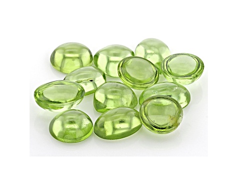 Peridot Mixed Shape Cabochon Parcel 5.00ctw