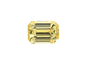 Yellow Sapphire 7.4x5.4mm Emerald Cut 2.07ct